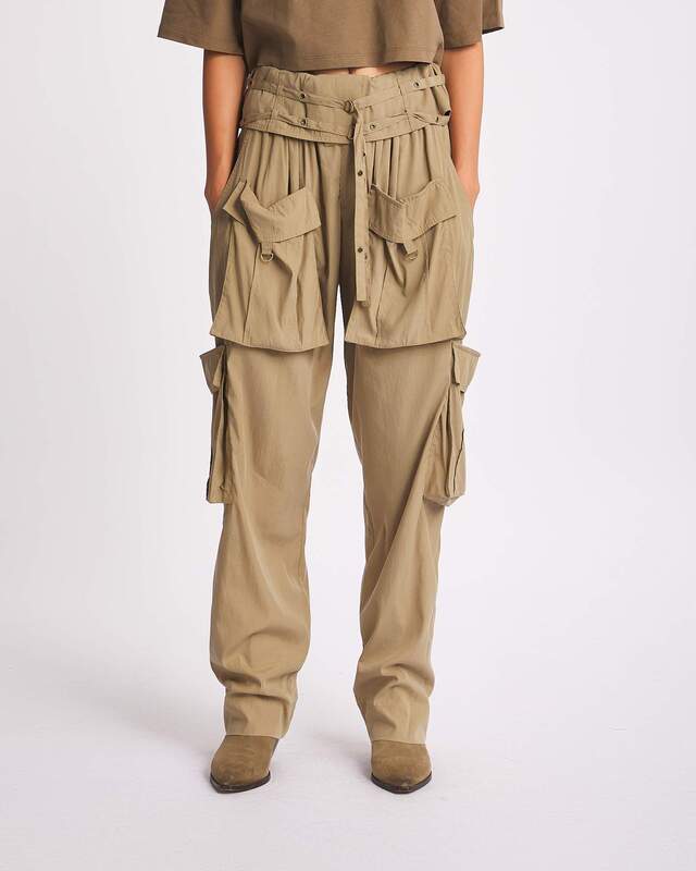 Isabel Marant Byxor Hadja Khaki FR 36 (EUR 34)