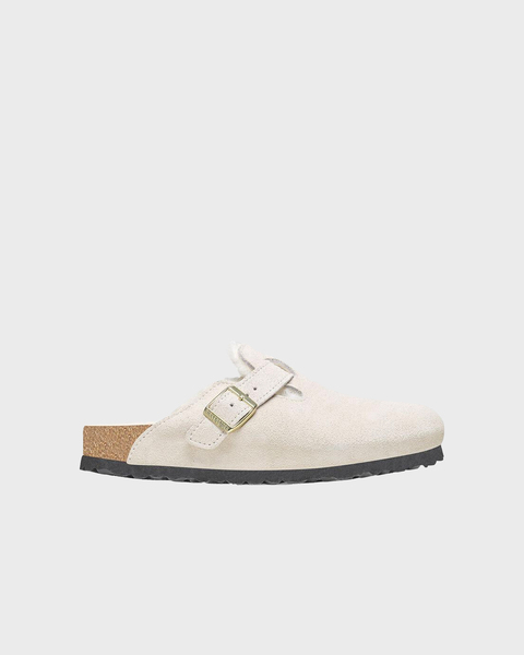 Slippers Boston Shearling Leve Antique   White 1