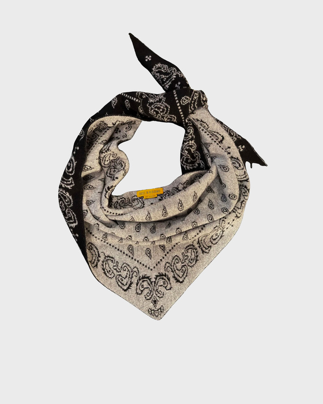 Cashmere Scarf The Wild Rag Svart/grå