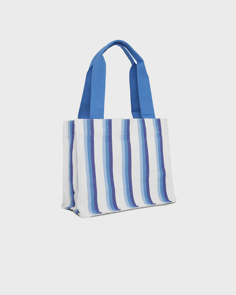 Bag Large Easy Shopper Stripes Mörkblå ONESIZE 2