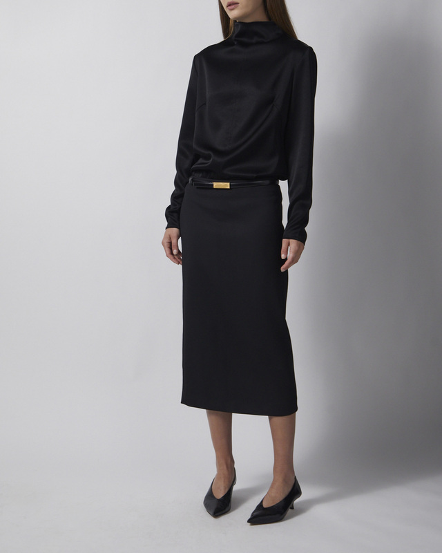 Bluse Lorde Satin Black