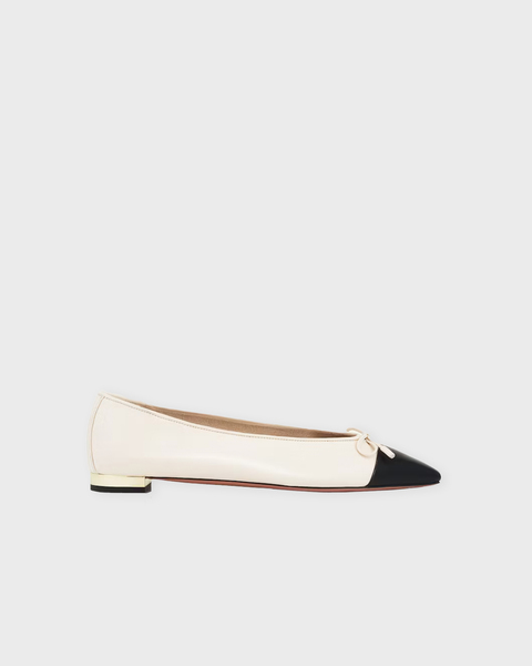 Ballerinaskor Gioia Flat Beige/svart 1