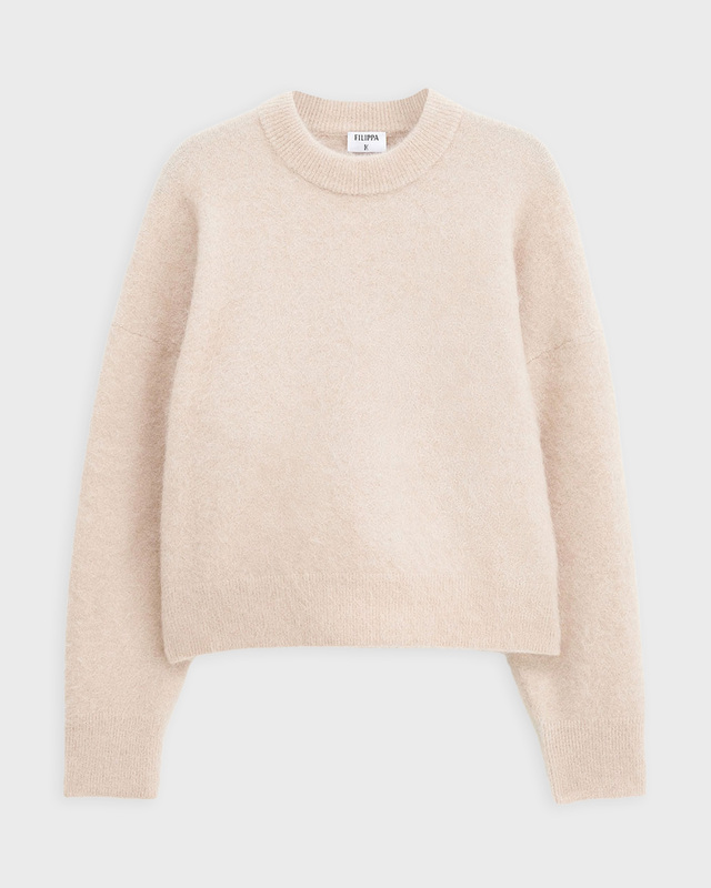 Filippa K Tröja Fluffy Relaxed  Beige S