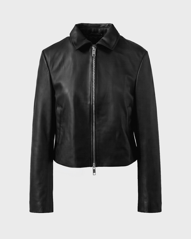 Jacka Leather Jane Black