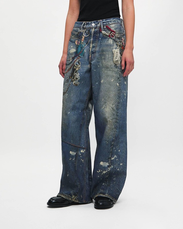 Acne Studios Jeans 1981F Baggy Fit Blue 36