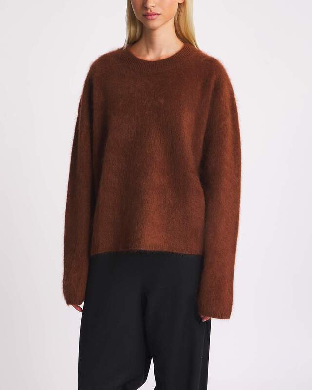 LISA YANG Tröja Natalia Cashmere Brun 0 (XS-S)