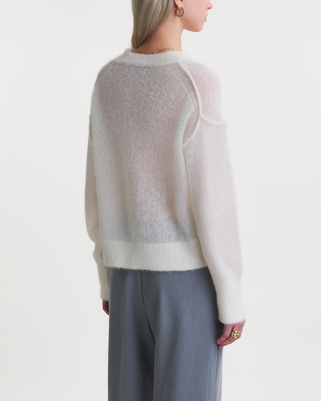 Dagmar Sweater Brushed Alpaca Knit Offwhite XL