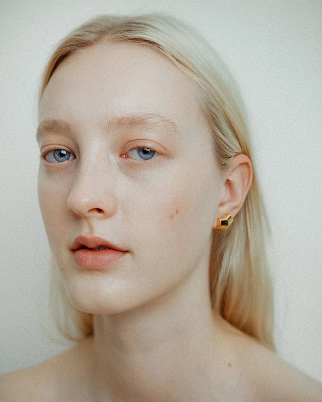 Øredobber Prism Gold