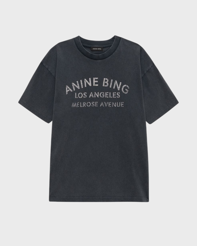 T-shirt Cade Tee Melrose Stencil Black