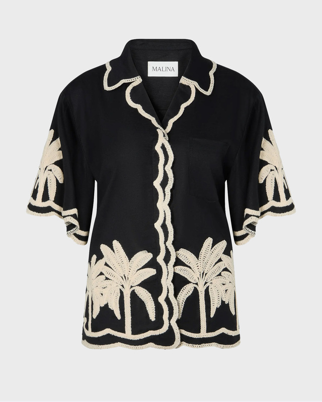 Shirt Armida Embroidered Black