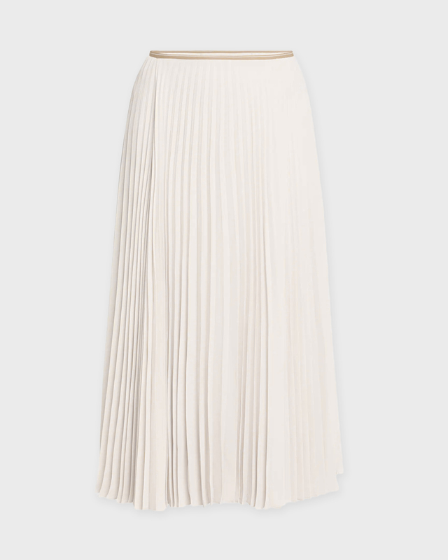 Vince Skirt Draped Pleated  White US 6 (EUR 38)