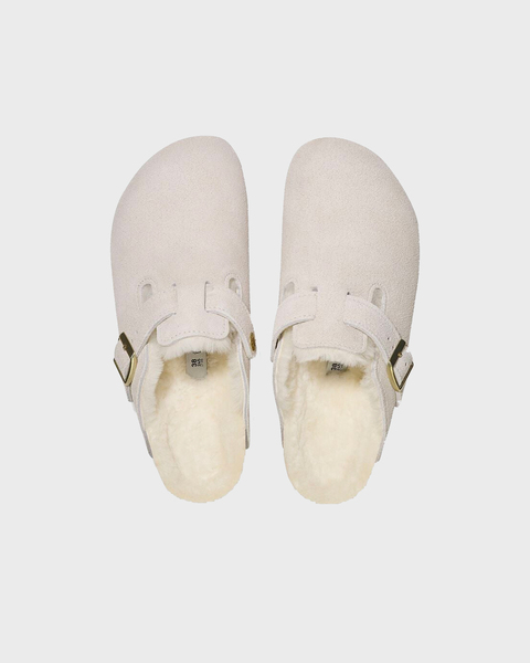 Slippers Boston Shearling Leve Antique   White 2