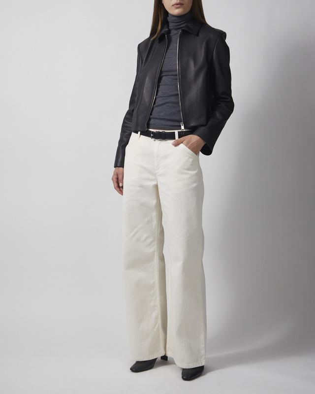 Jacka Leather Jane Black