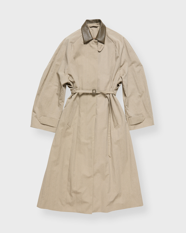 Jacka Belted trenchcoat Grön/grå