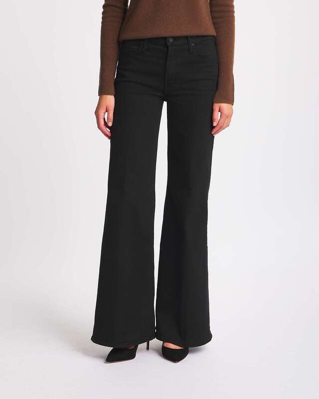 Mother Denim Jeans The Twister Snake  Black 28