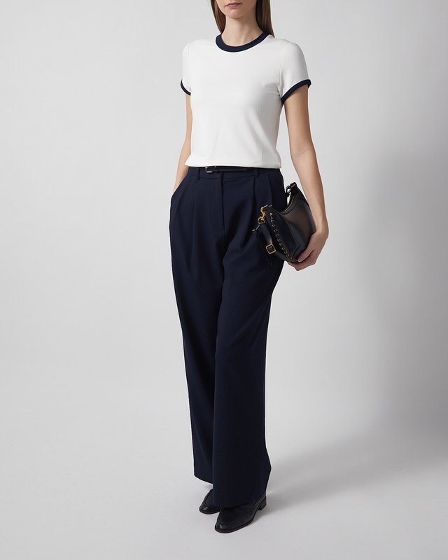 T-Shirt Cleo Vit/navy