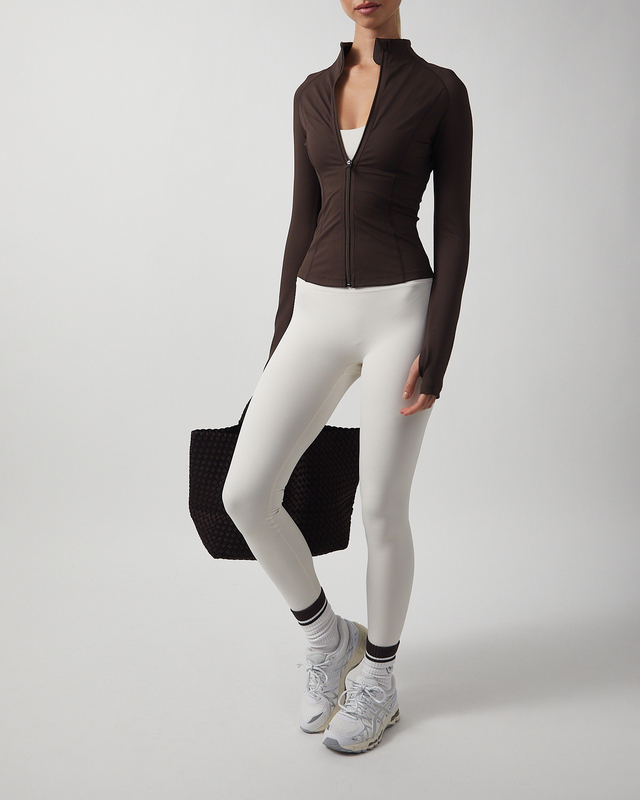 Softsculpt Zip Jacket Espresso