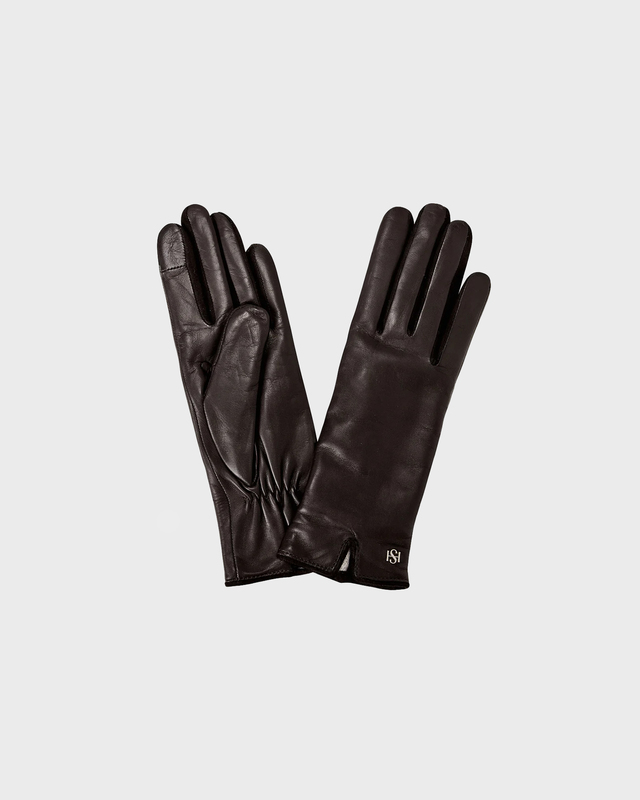 Gloves Essentials London Brun