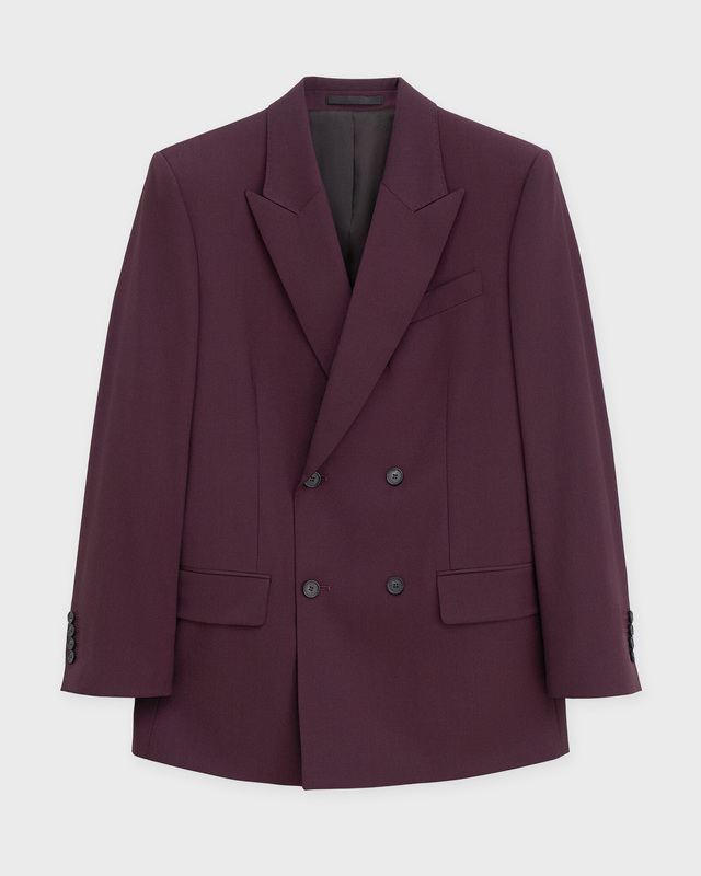 Filippa K Blazer Double Breasted Burgundy  36