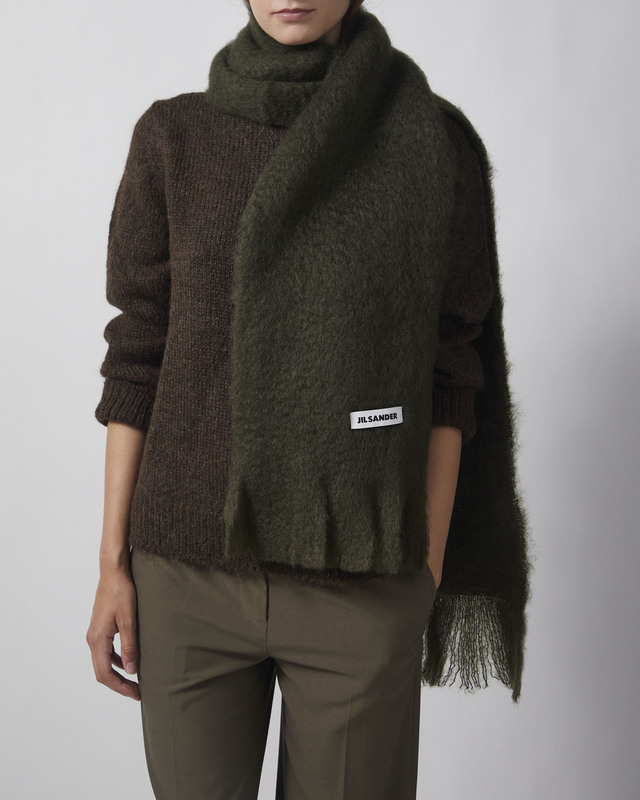 Halsduk Plain Dark Green