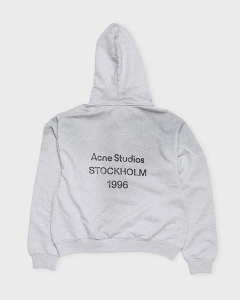 Acne Studios Logo Hoodie Ljusgrå 1