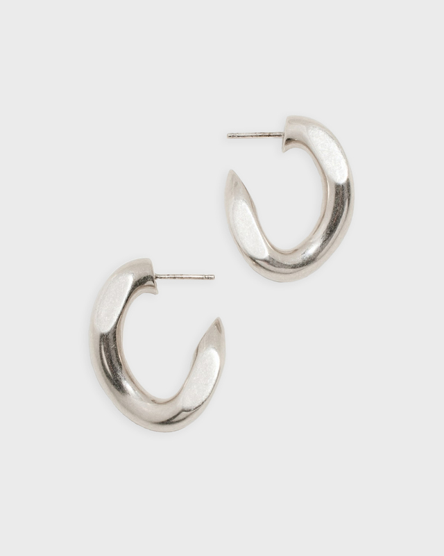 Isabel Marant Earrings Link Hoop Silver ONESIZE