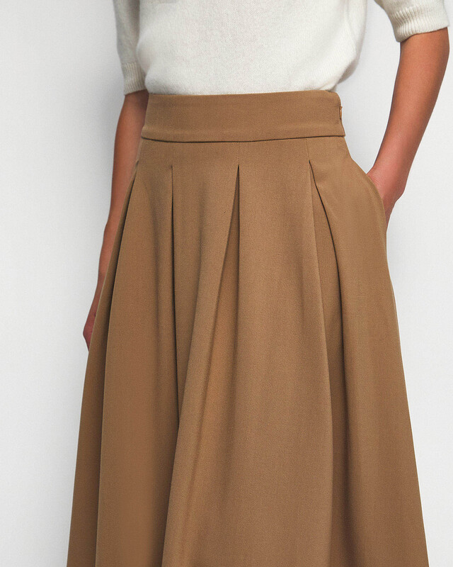 Wakakuu Icons Skirt Milan Camel XS