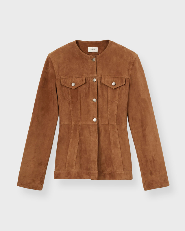 Jacket Temple Suede Chocolate