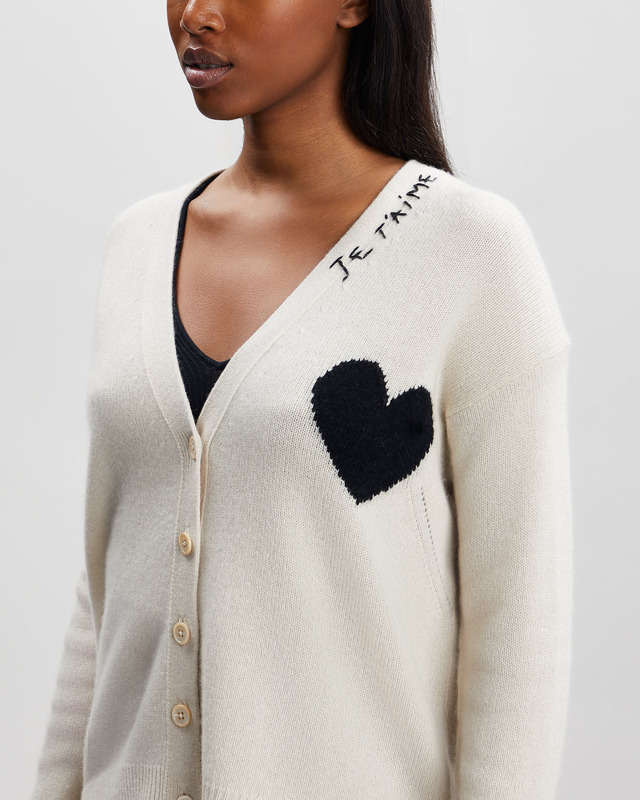 Zadig & Voltaire Cardigan Mirka Cashmere  Offwhite L