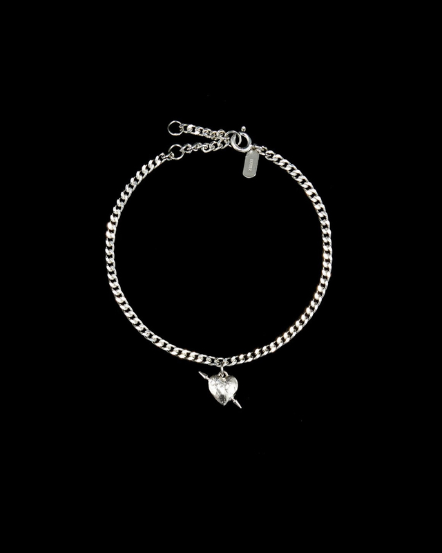 Maria Nilsdotter Bracelet Tuvstarr's Heart  Silver ONESIZE