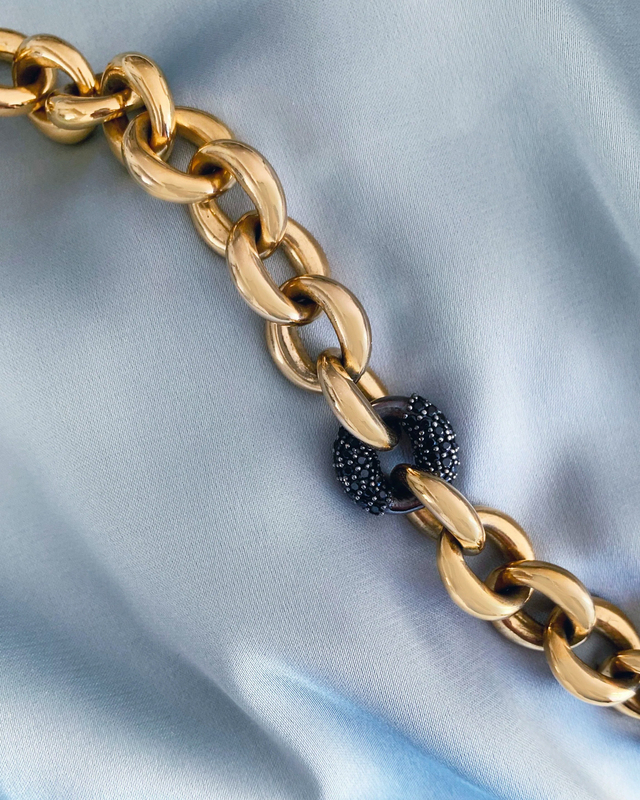 CBYC Mod Chunky Chain Necklace Guld ONESIZE