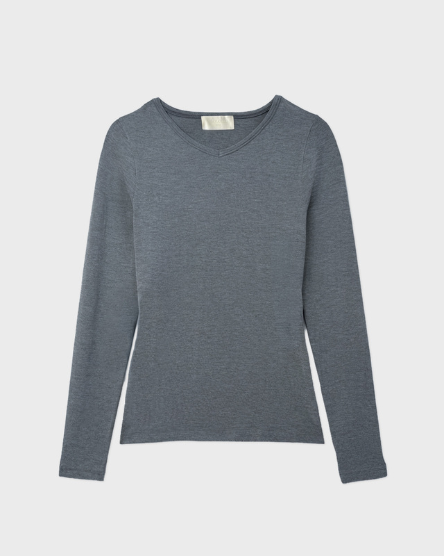 Top Zoe Modal Grey melange