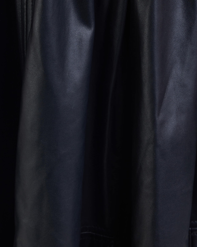 Dagmar Skirt Leather Svart 40