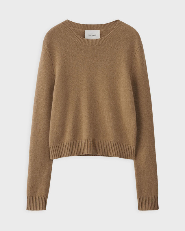 LISA YANG Tröja Mable Cashmere Toffee 1 (S-M)