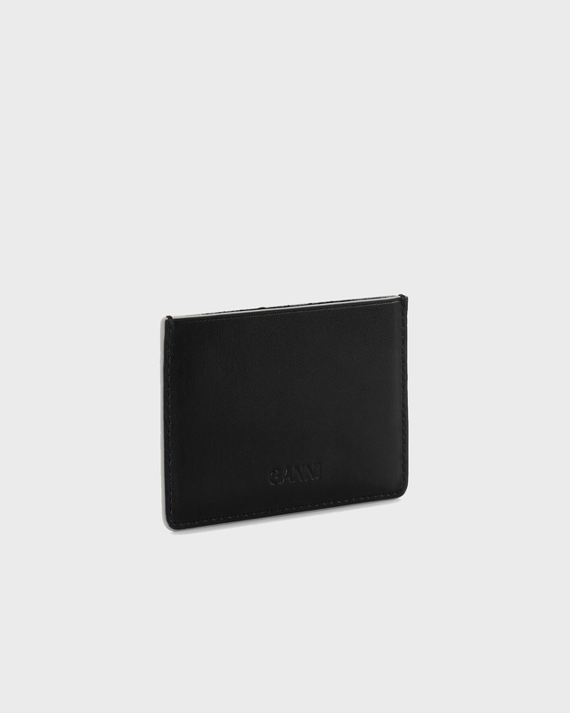 Ganni  Bou Card Holder Black ONESIZE