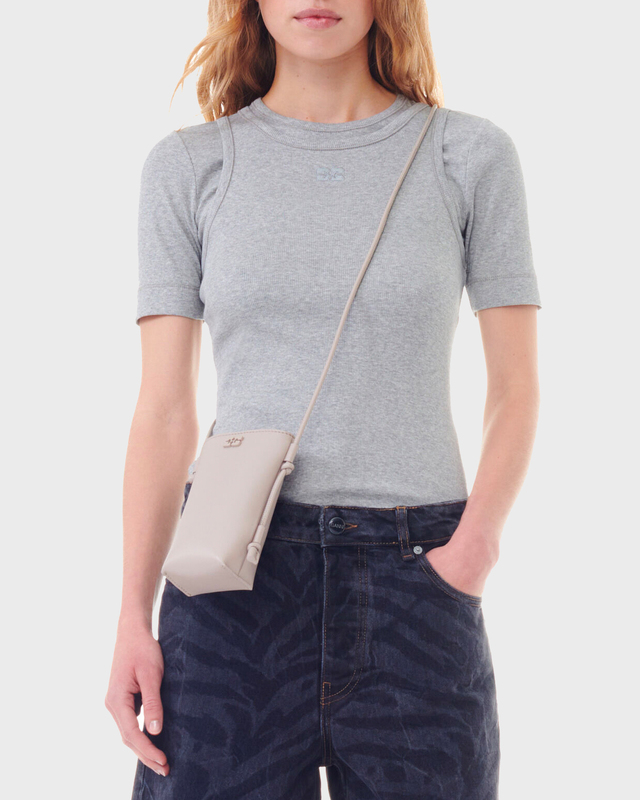 GANNI Väska Bou Crossbody Oyster ONESIZE