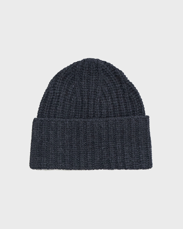 Filippa K Hat Corinne Rib Dark grey ONESIZE