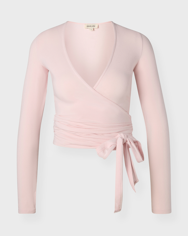 Top Soft Ballet Wrap Light pink