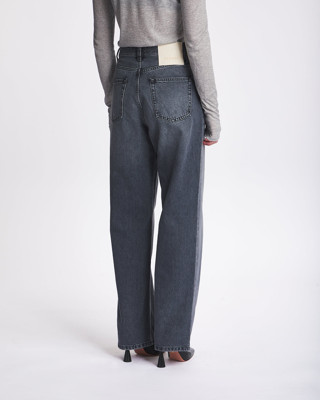 Dagmar Wide Leg Denim Ljusgrå W26/L32