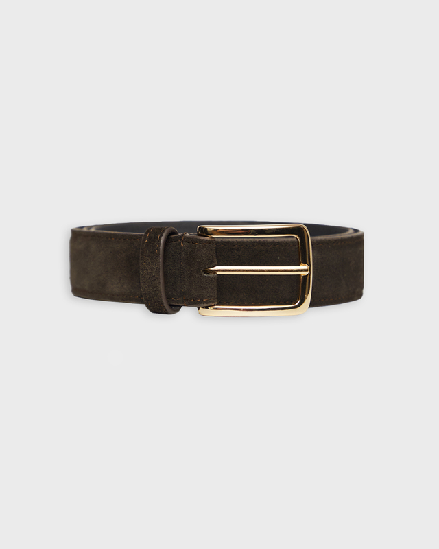 Wakakuu Icons Belt Suede  Guld/brun 90