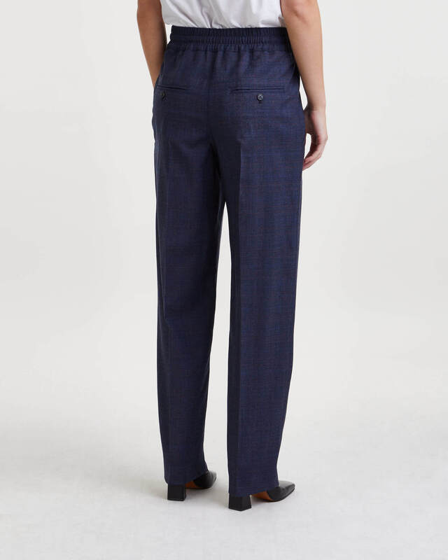Buy Isabel Marant Etoile Grey Priska High Waisted Pants in Wool