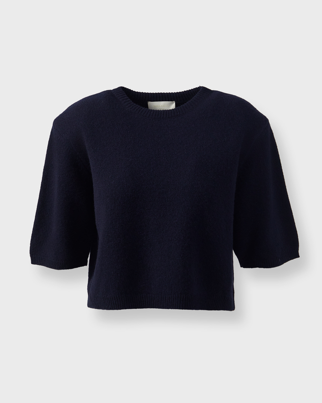 Top Venice Wool Cashmere Navy
