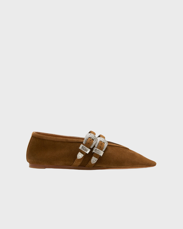 Ballerina Claudia Slipper Taupe