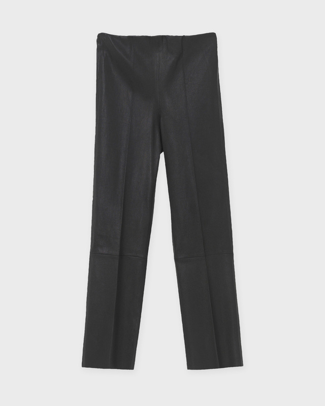 By Malene Birger Leather Trousers Florentina Black 38