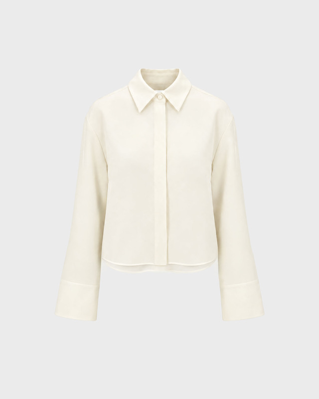 Shirt Lyon Crop Cream