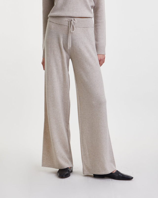 LISA YANG Cashmere Trouser Sofi Sand 2 (M-L)