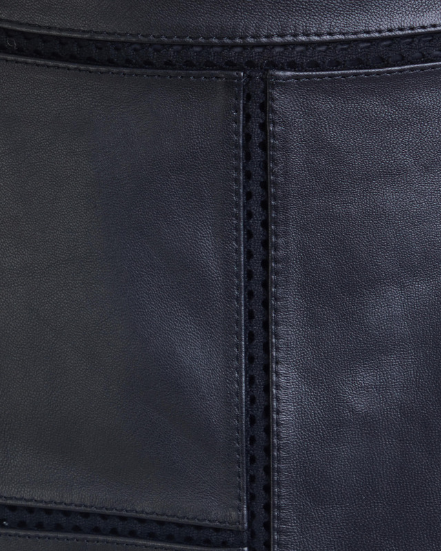 Malina Skirt Beatrisse Leather Midi  Svart XL