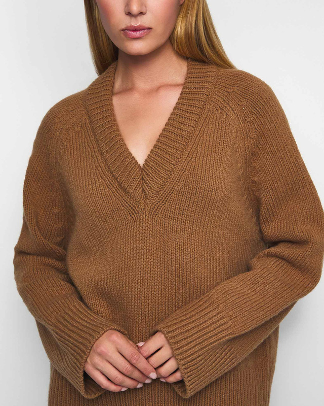 Wakakuu Icons Sweater Glenco Wool Cashmere Camel XS