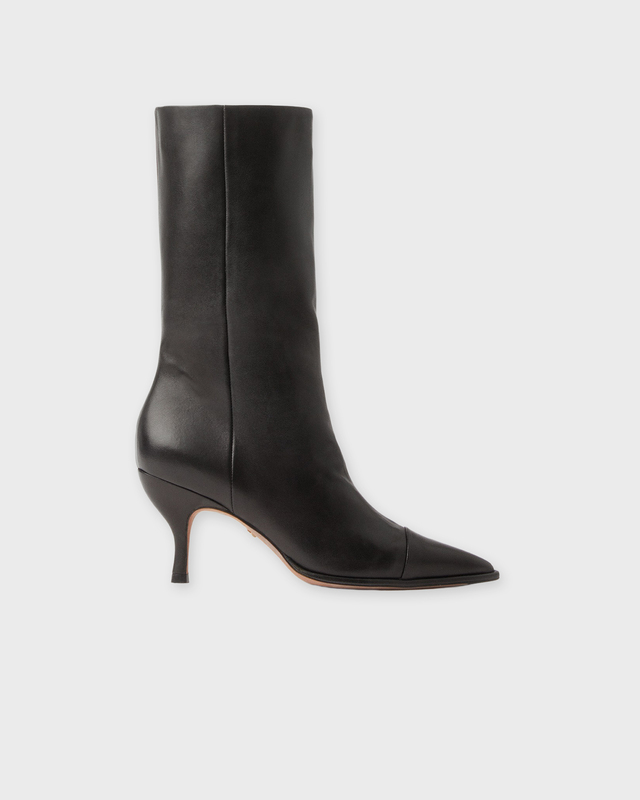Boots Avenue Mid Leather Svart