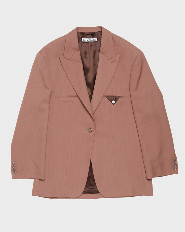 Acne Studios Single Breasted Jacket  Metallic 36